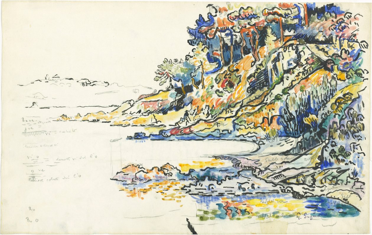 La Calanque de Saint-Tropez - Paul Signac
