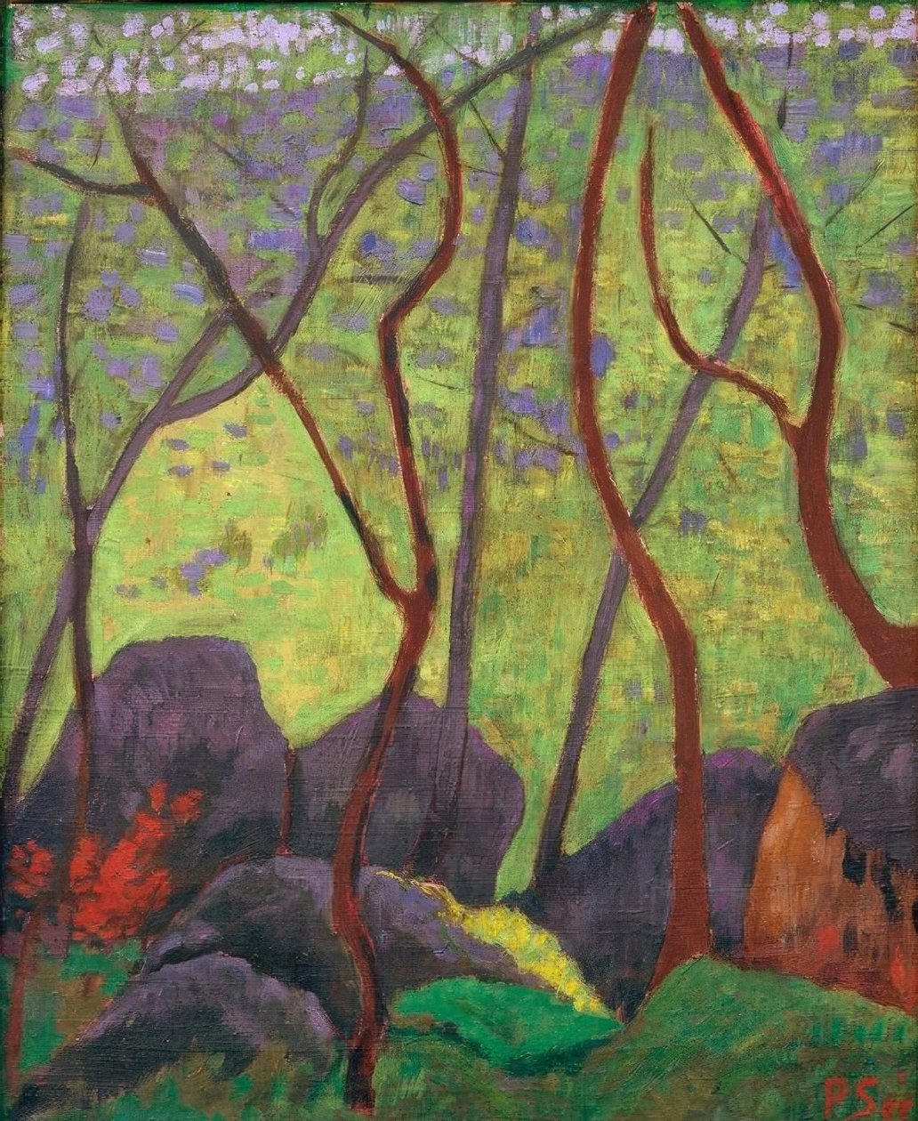 Rochers dans la forêt de Huelgoat - Paul Sérusier