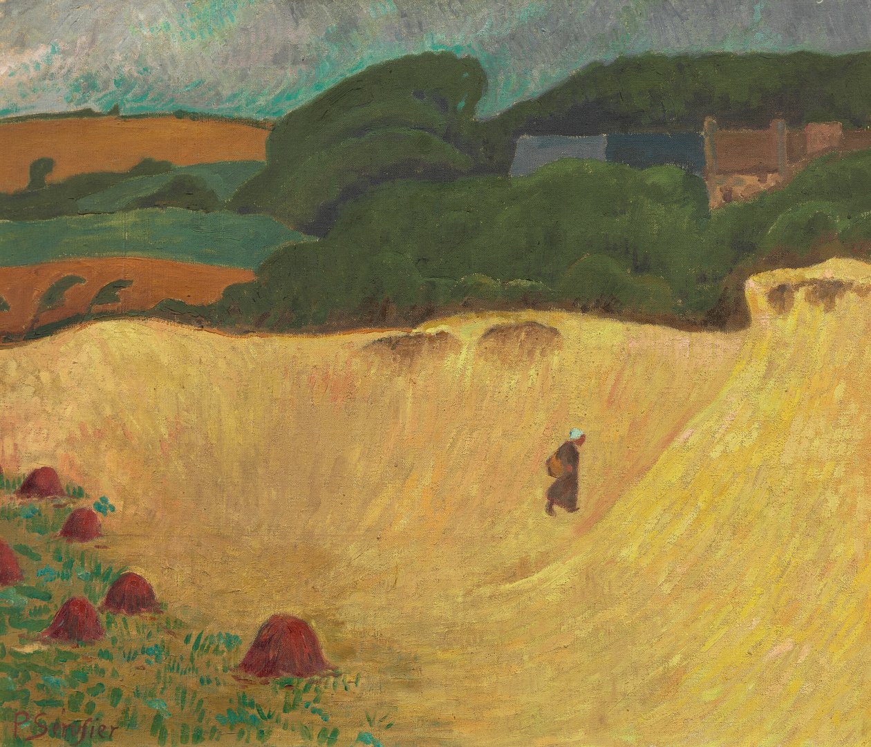 La plage des Grands Sables au Pouldu - Paul Sérusier