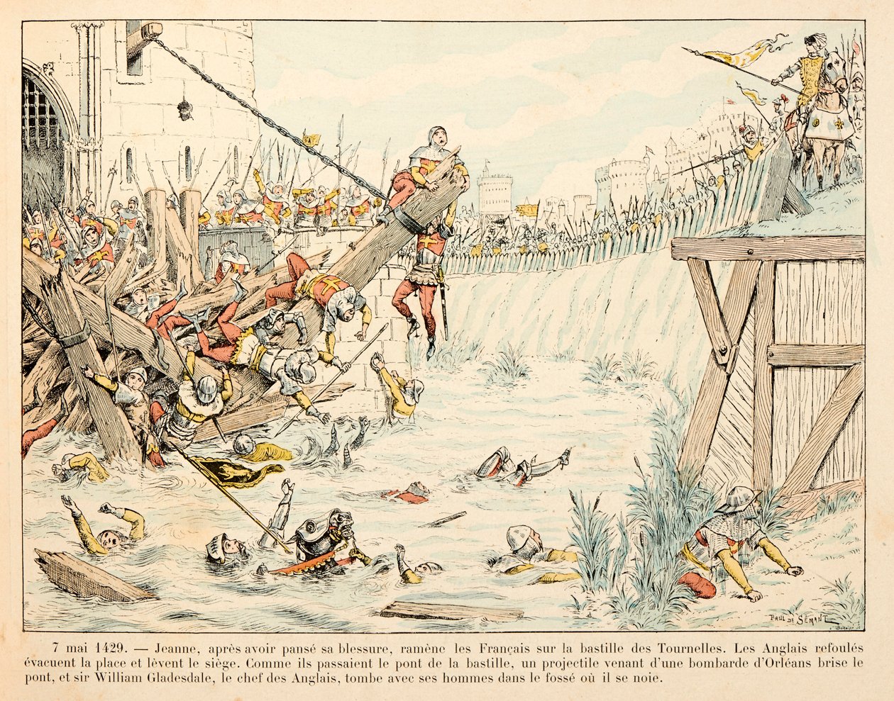 Illustration tirée du livre "Jeanne d