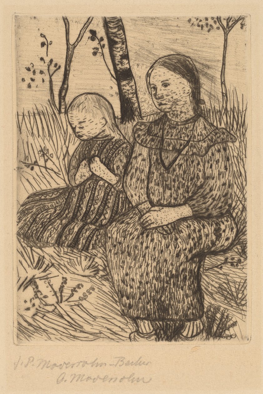 Deux paysannes - Paula Modersohn Becker