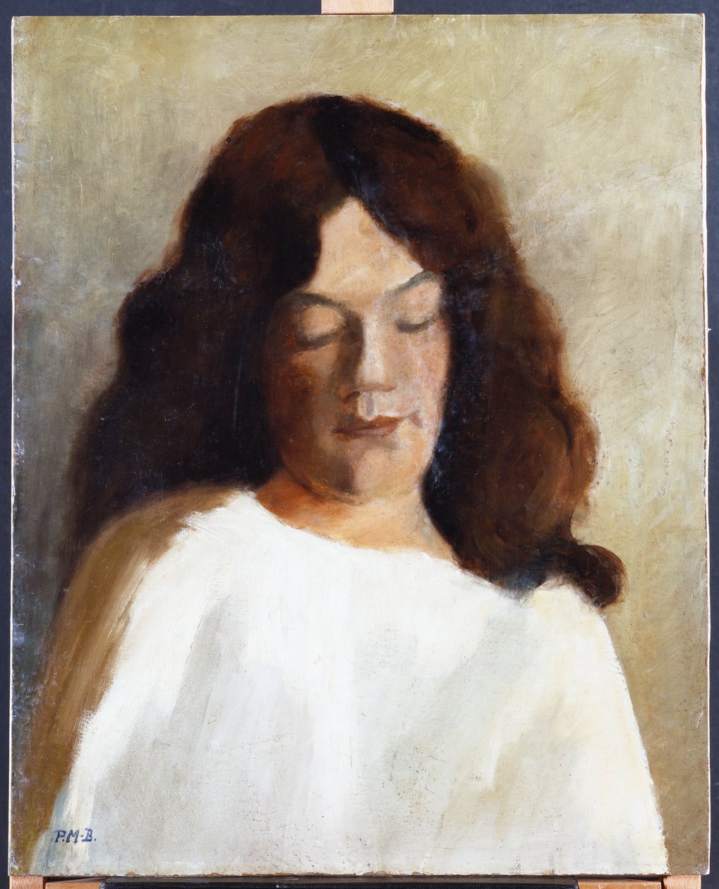 Jeune femme aux cheveux lâchés - Paula Modersohn Becker