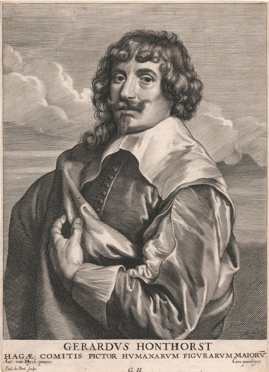 Gerardus Honthorst, peintre de figures humaines majeures - Paulus Pontius