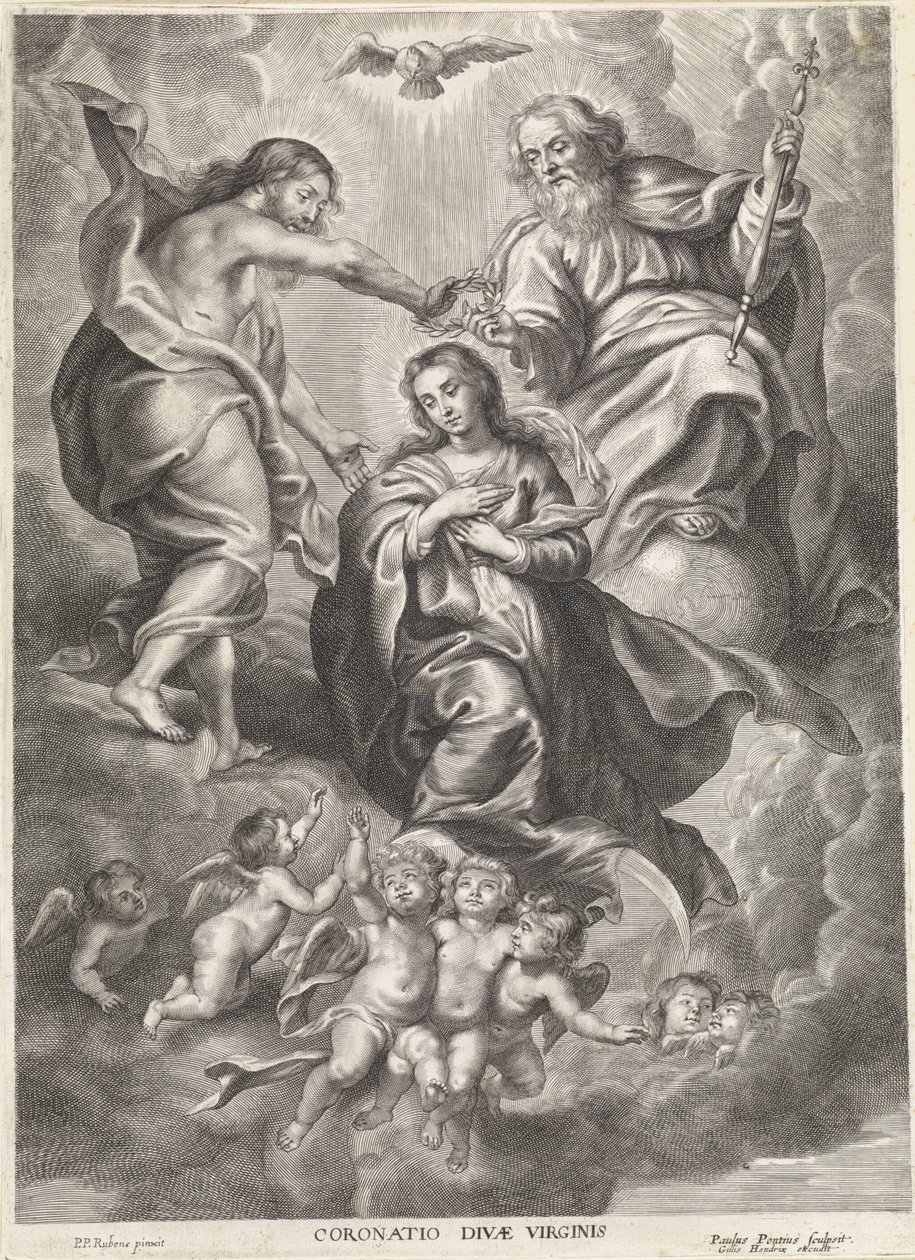 Couronnement de Marie - Paulus Pontius