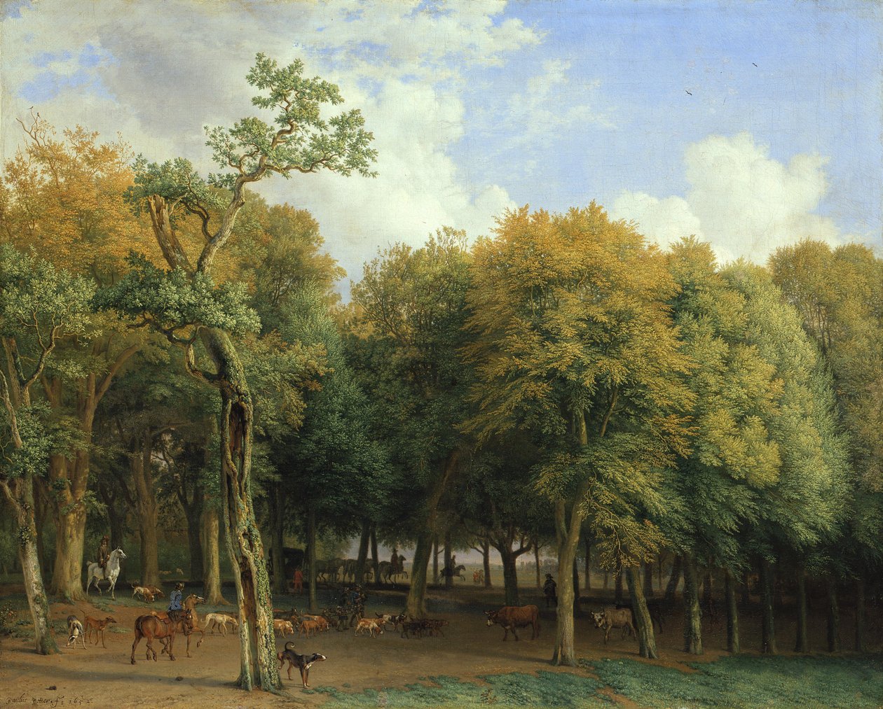 Départ pour la chasse - Paulus Potter