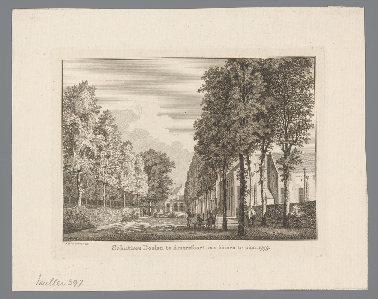 Vue de la Doelen à Amersfoort - Paulus van Liender