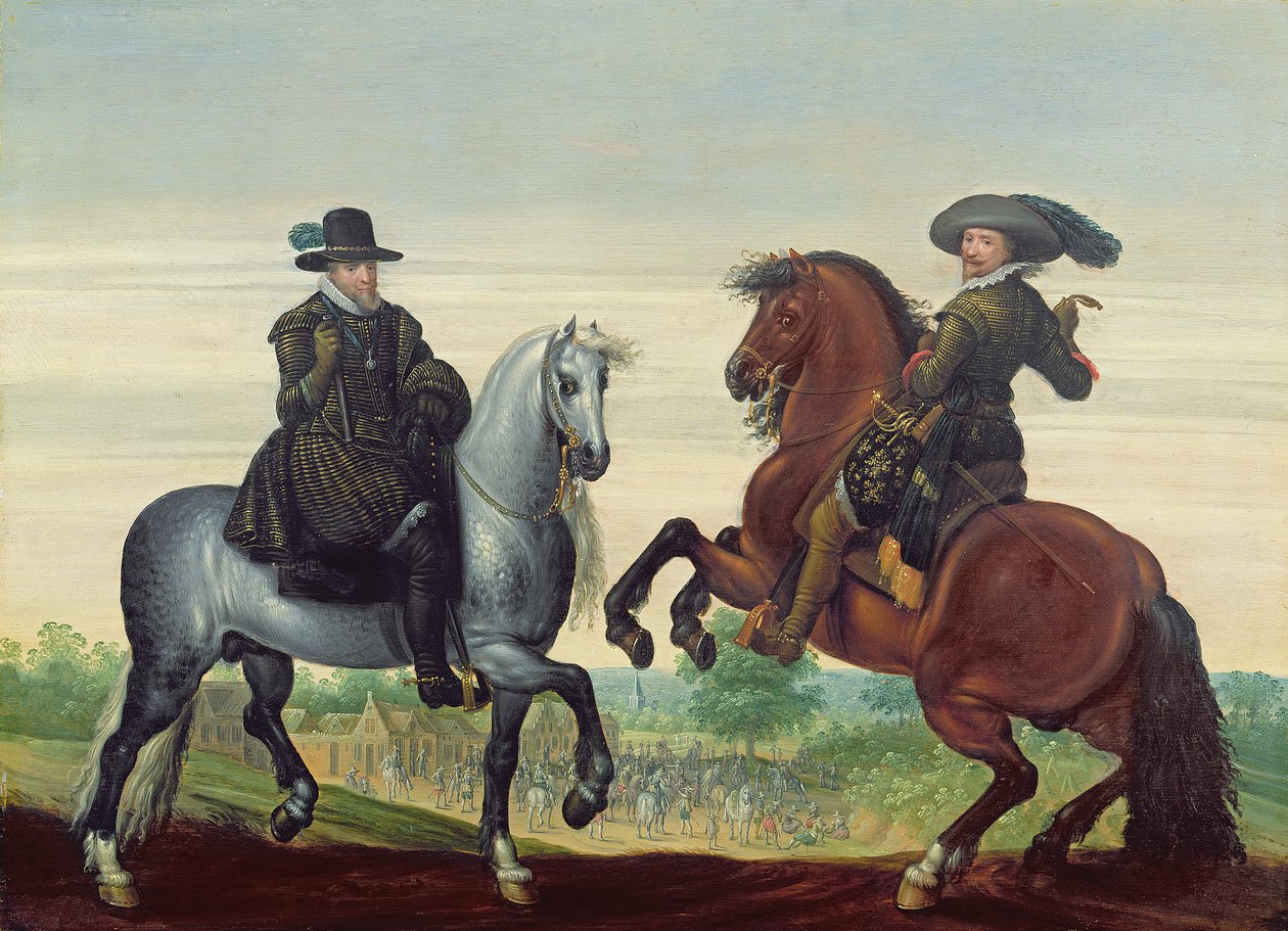 Maurits (1567-1625) et Frederik Hendrik (1584-1647) de Nassau, Princes d
