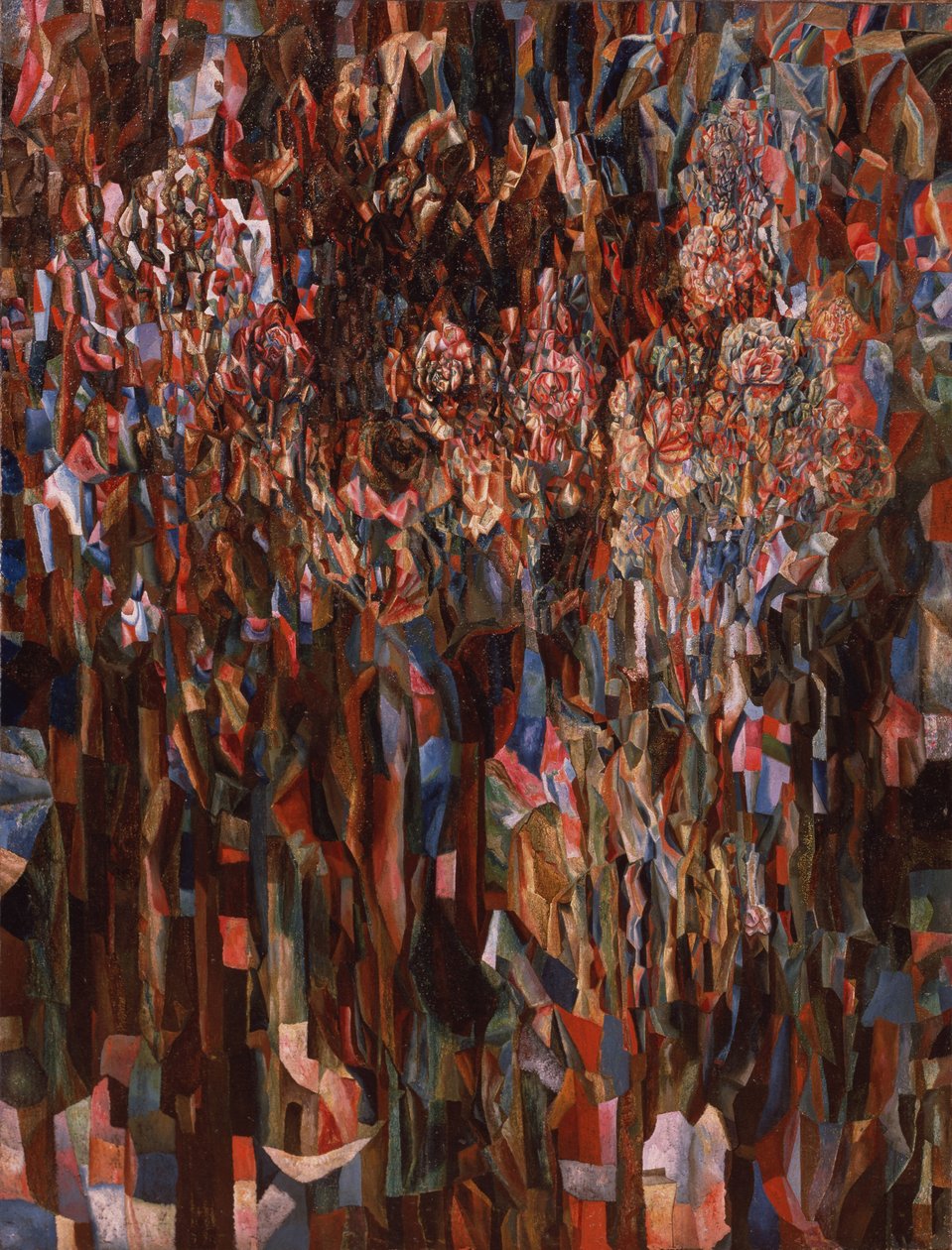 Fleurs du temps de floraison du monde, 1915 - Pavel Nikolayevich Filonov
