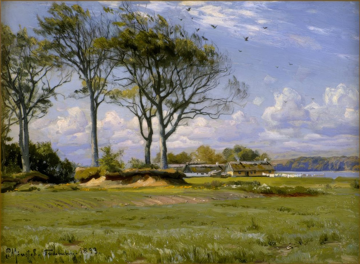 Paysage de printemps - Peder Monsted