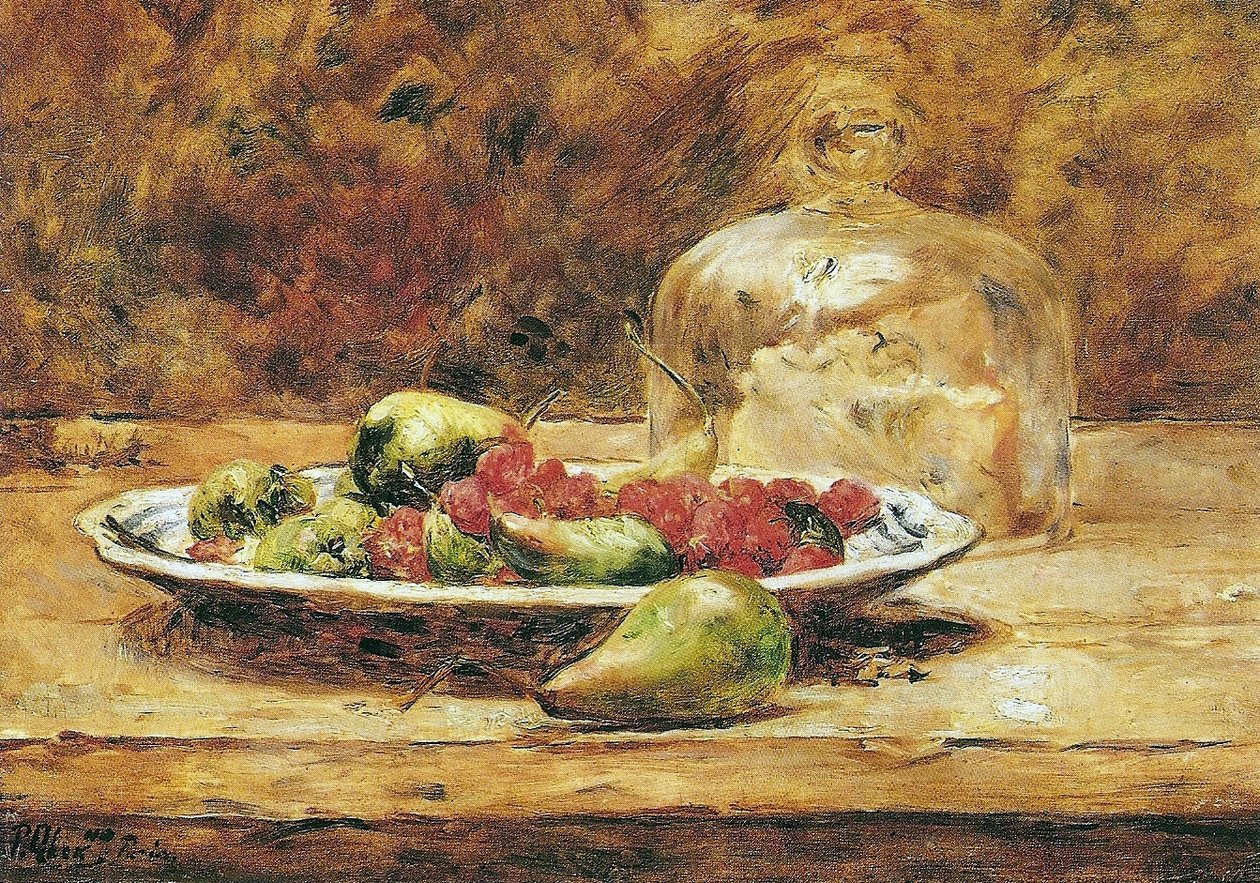 Nature morte - Poires et fraises - Pedro Alexandrino Borges