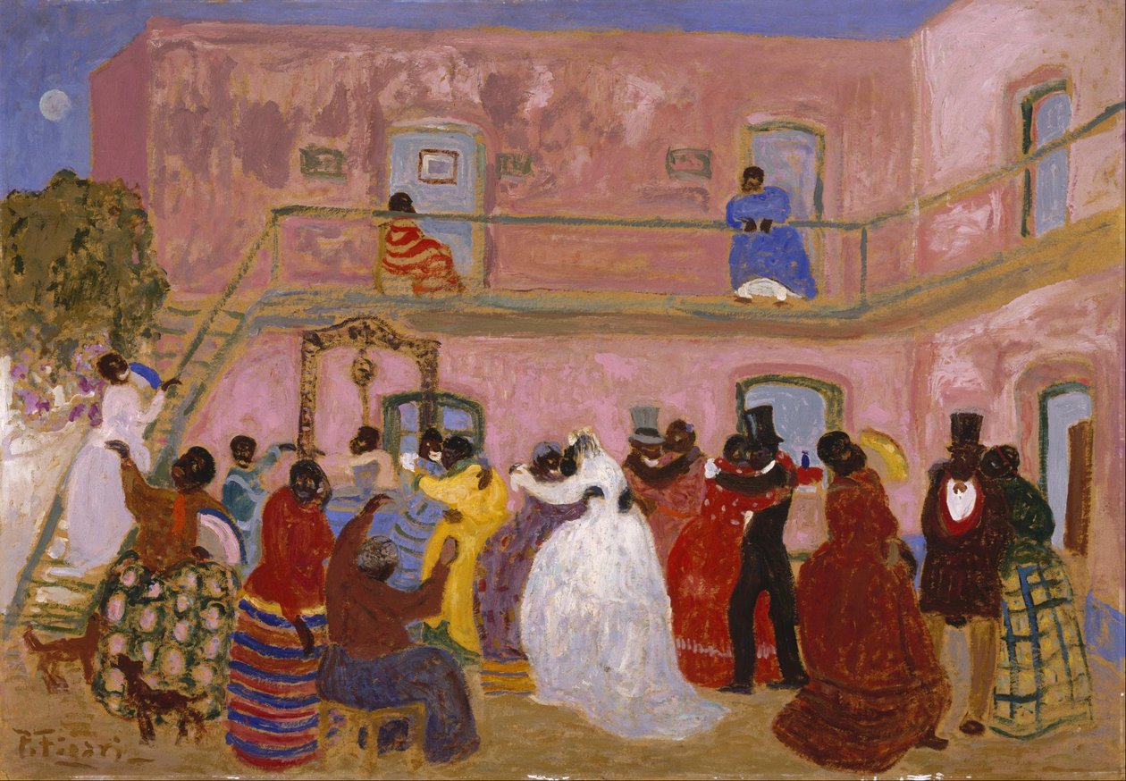 Départ pour la lune de miel - Pedro Figari