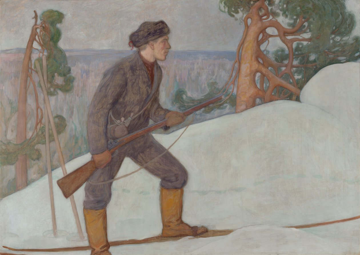 Le chasseur de lynx - Pekka Halonen