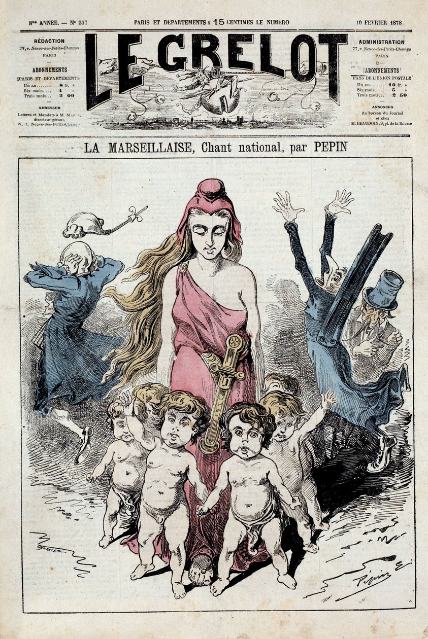 Une des "La cloche" représentant une allégorie de l