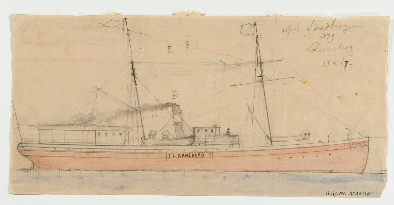 Le bateau à vapeur J.L. Runeberg - Per Wilhelm Cedergren