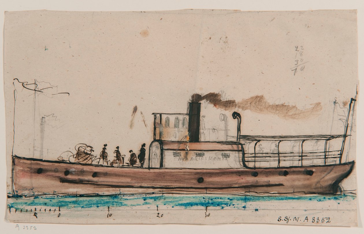 Le bateau à vapeur NYA AKERS KANAL - Per Wilhelm Cedergren