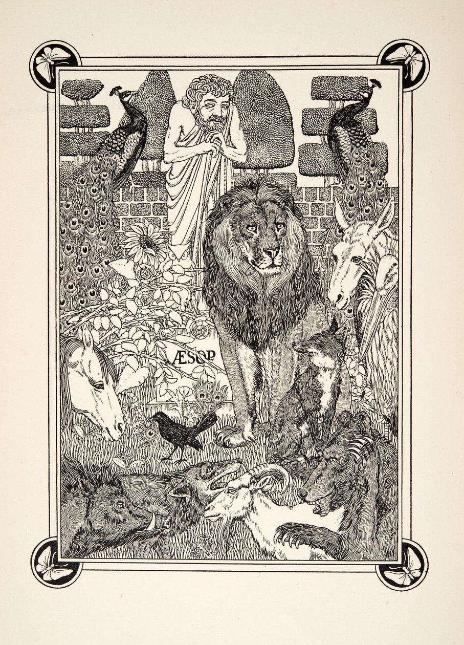 Frontispice, tiré de Cent fables d