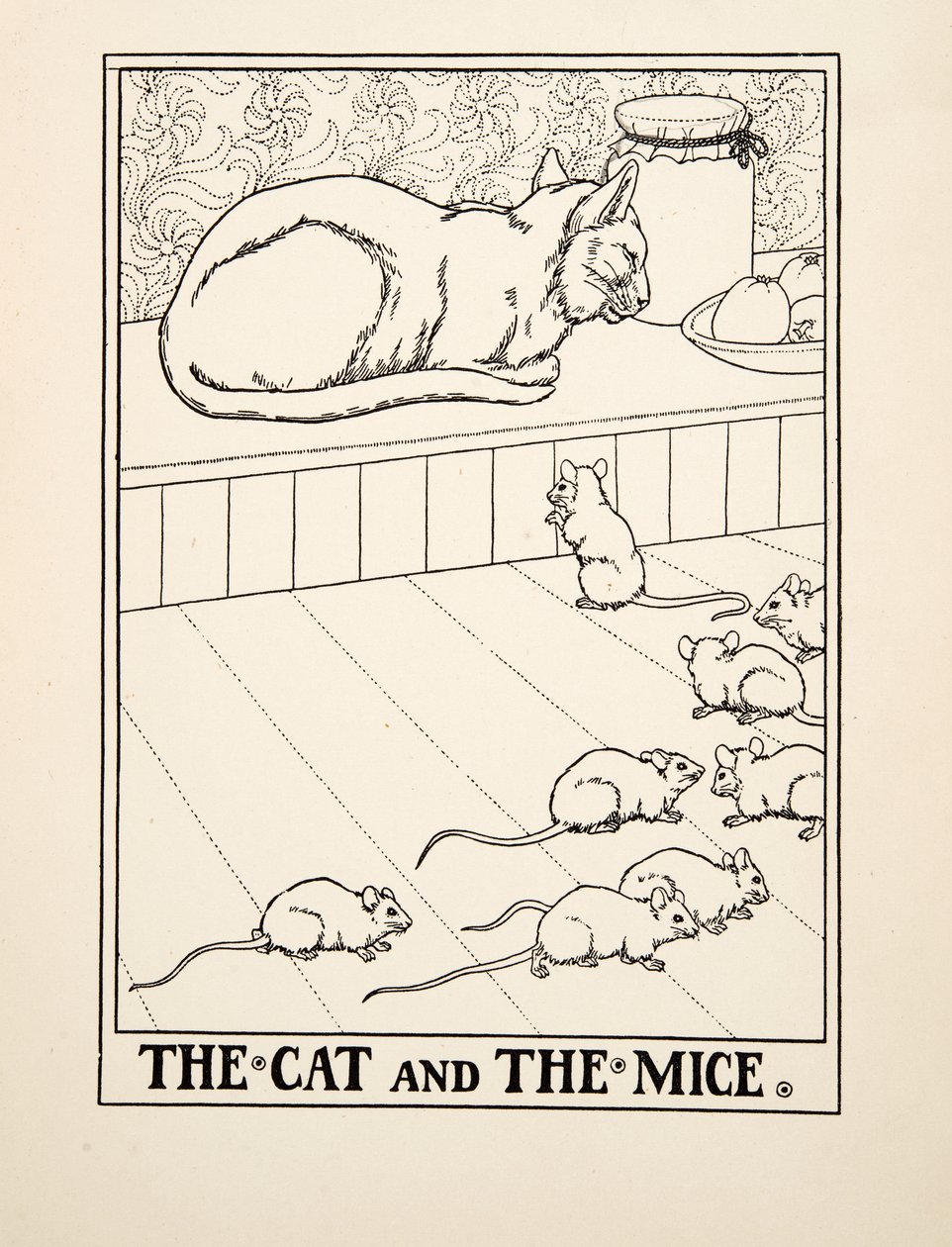 Le chat et les souris, de Cent fables d