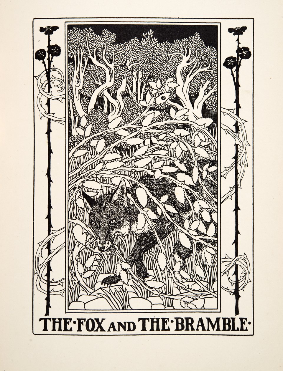 Le Renard et la Ronce, de Cent Fables d