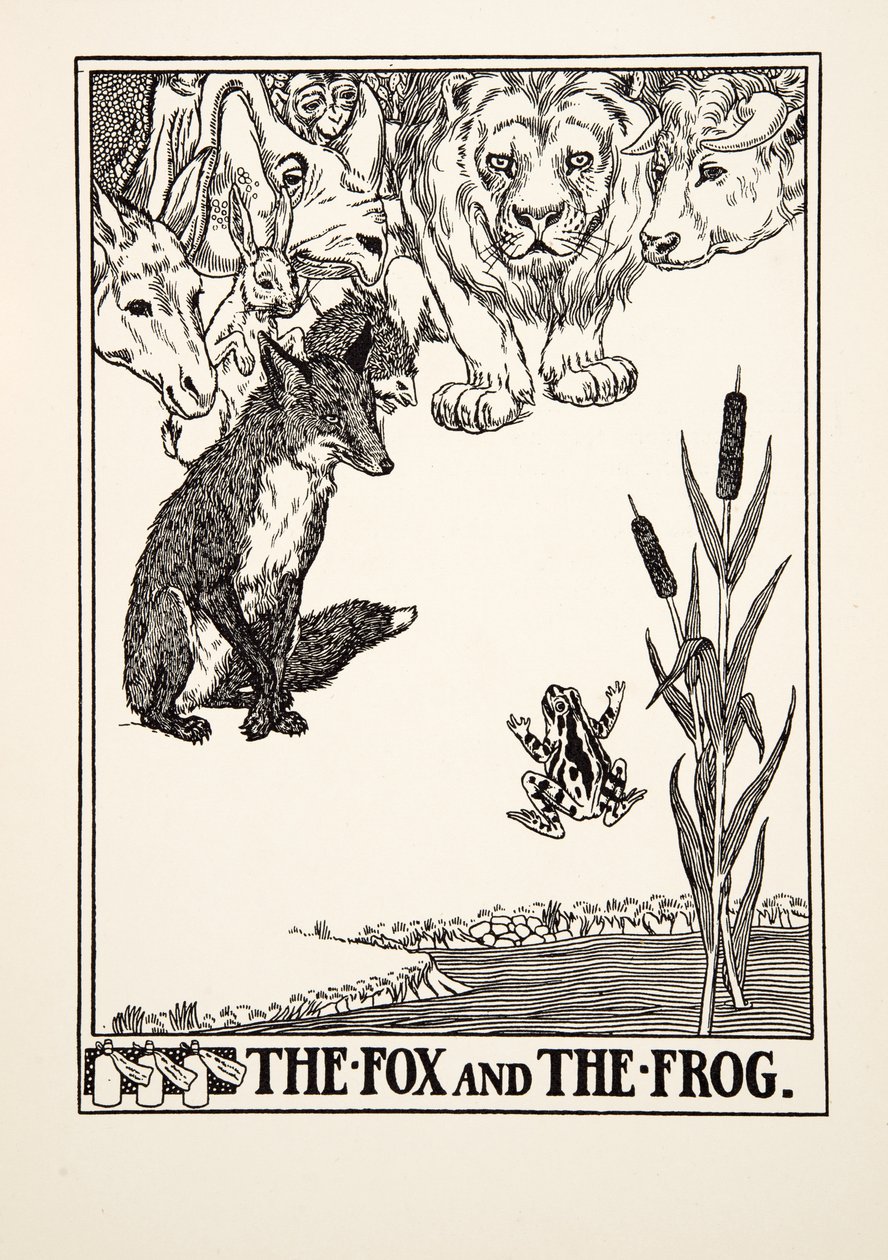 Le Renard et la Grenouille, de Cent Fables d