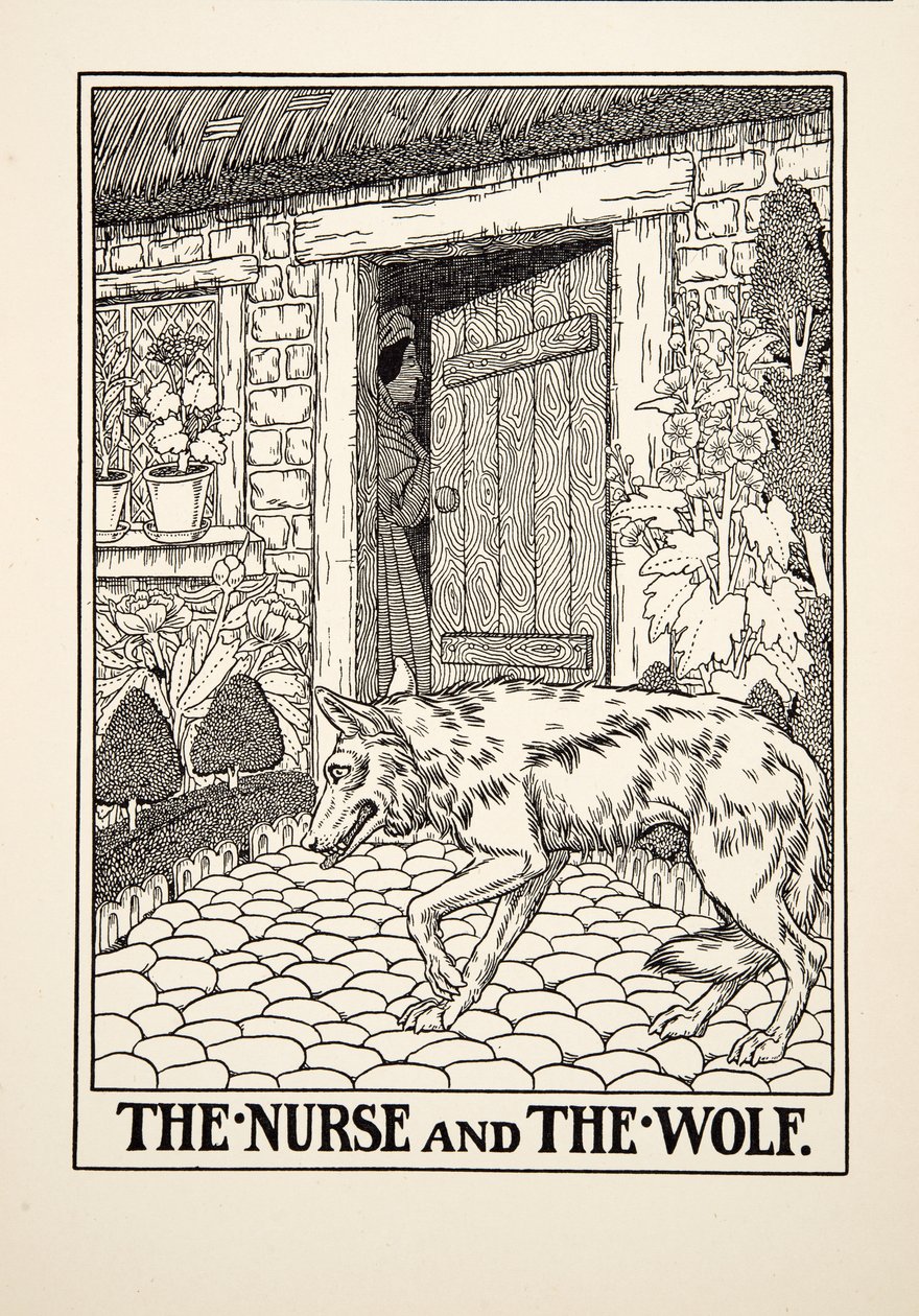 La Nourrice et le Loup, de Cent Fables d