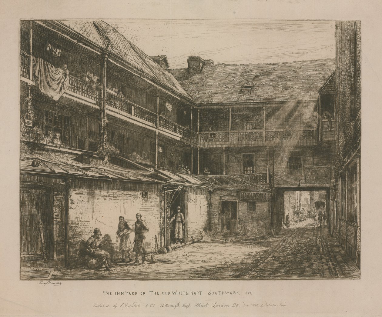 The Old White Hart, Southwark - Percy Thomas