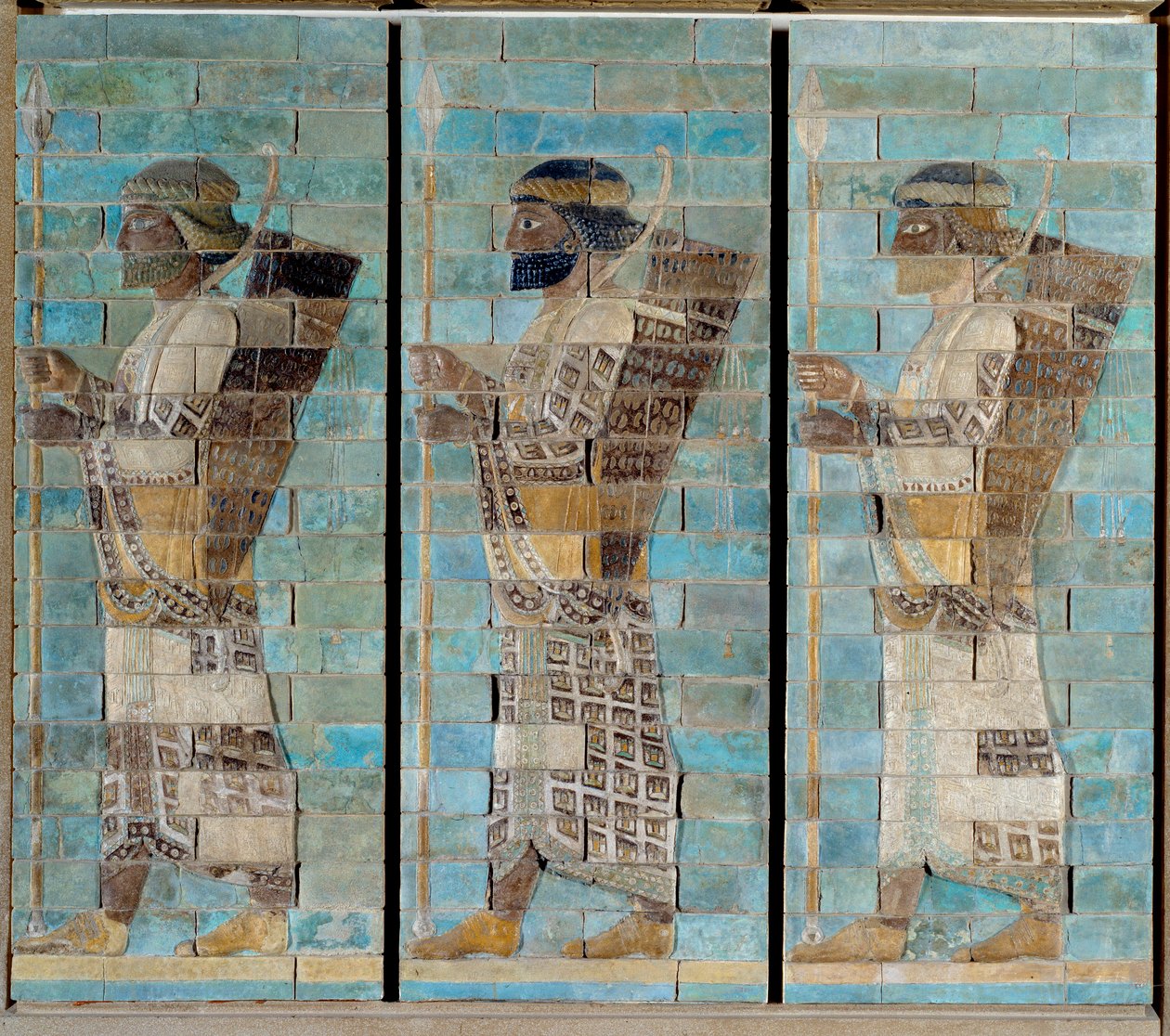 La frise des archers, du palais de Darius I, roi de Perse, à Suse - Persian School