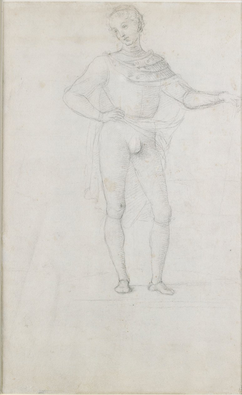 Étude pour une figure dans une Adoration des Mages, c1470-1520 - Perugino