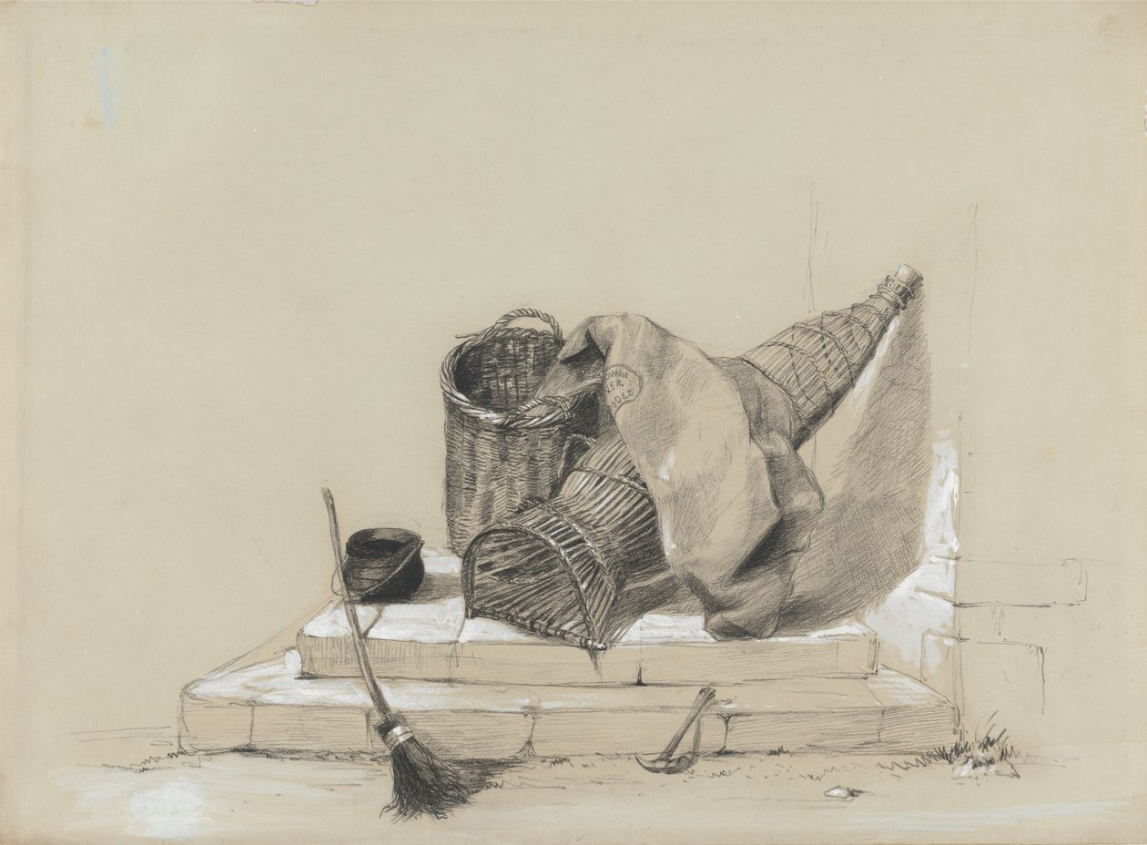 Nature morte avec balai - Peter de Wint