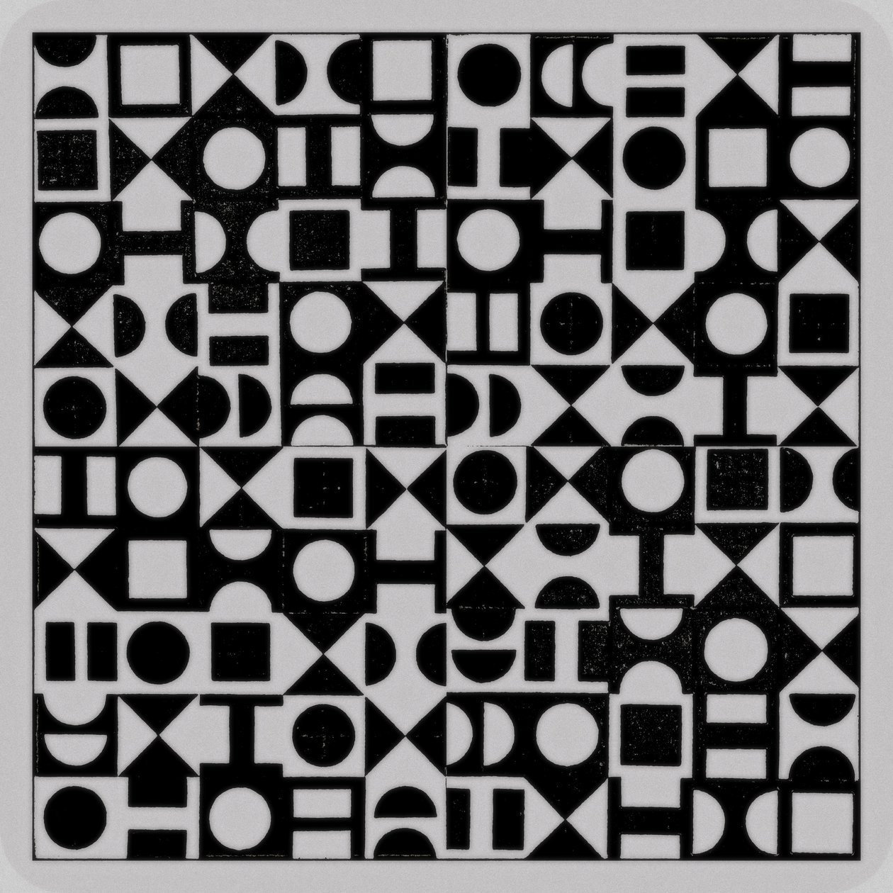 DÉRIVÉ DE BASE, 2017, SIMULATION DE GRAVURE SUR BOIS - Peter McClure