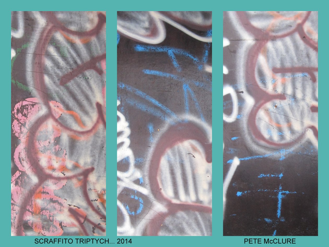 Triptyque sgraffito, 2013 - Peter McClure