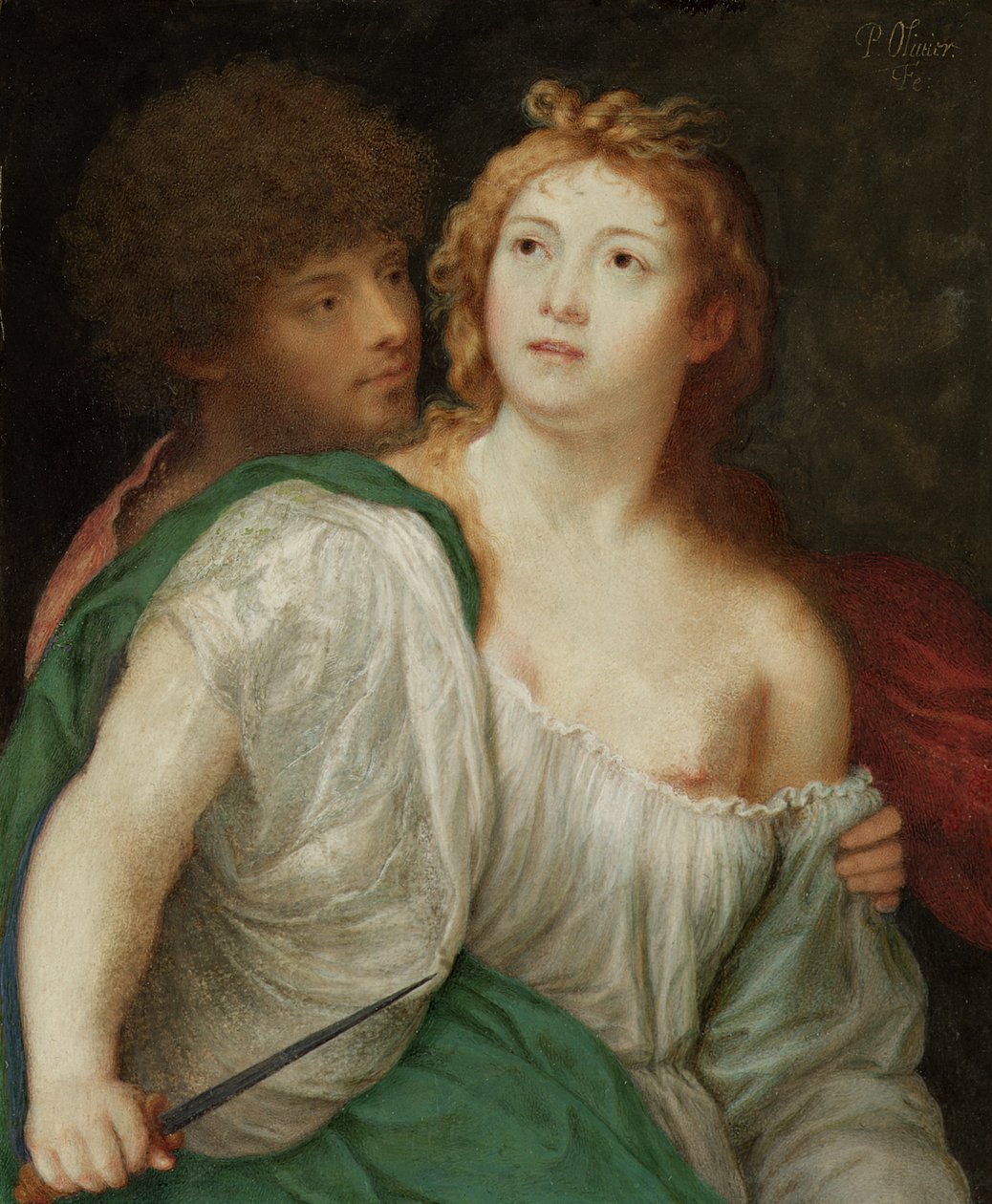 Portrait de Tarquin et Lucrèce - Peter Oliver