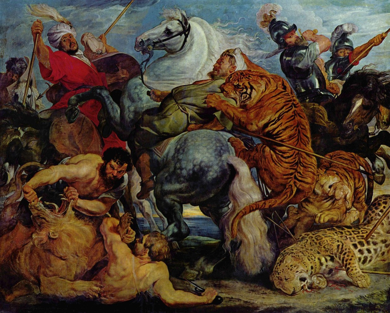 Chasse au tigre et au lion - Peter Paul Rubens