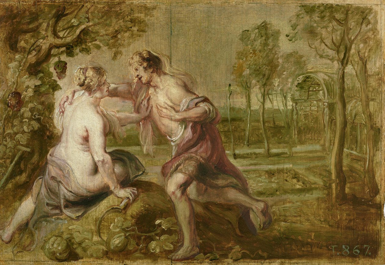 Vertumne et Pomone - Peter Paul Rubens
