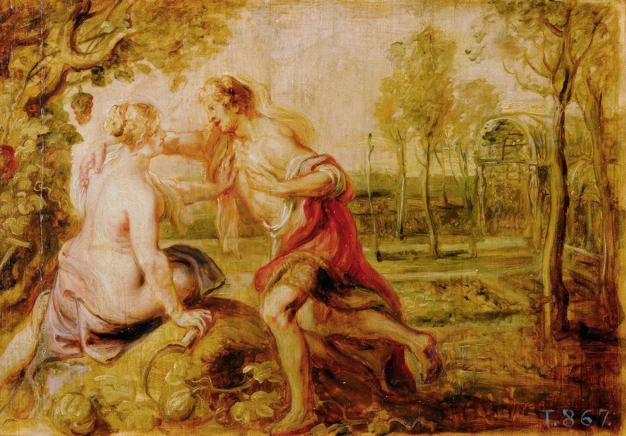 Vertumne et Pomone - Peter Paul Rubens