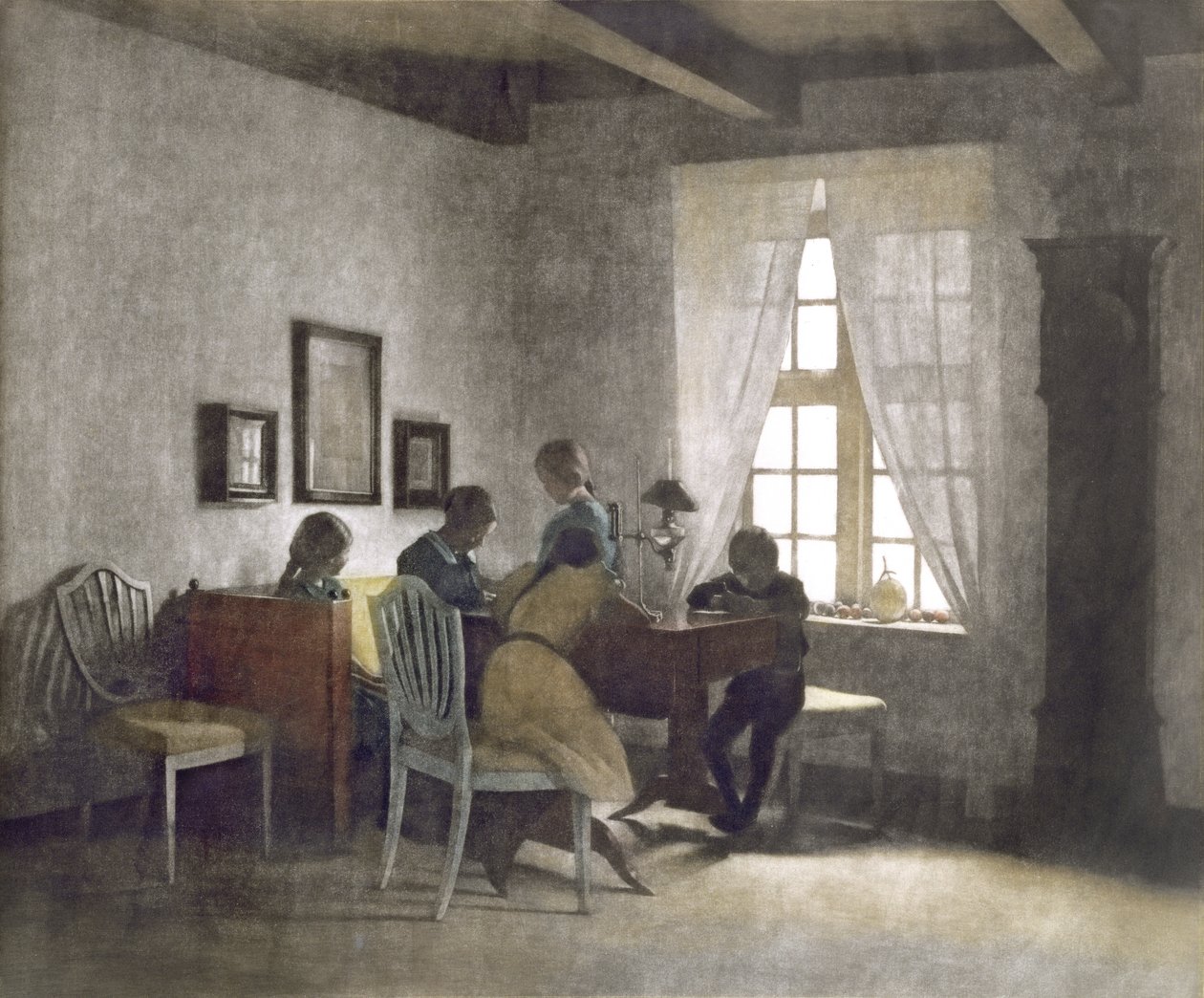 Enfants à table - Peter Vilhelm Ilsted