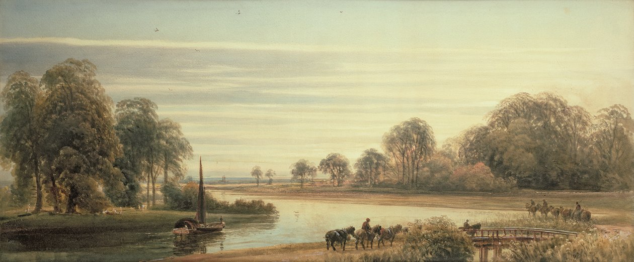 Walton sur la Tamise - Peter de Wint