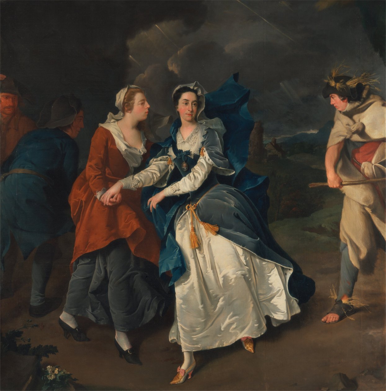 Mme Cibber en Cordélia - Peter van Bleeck