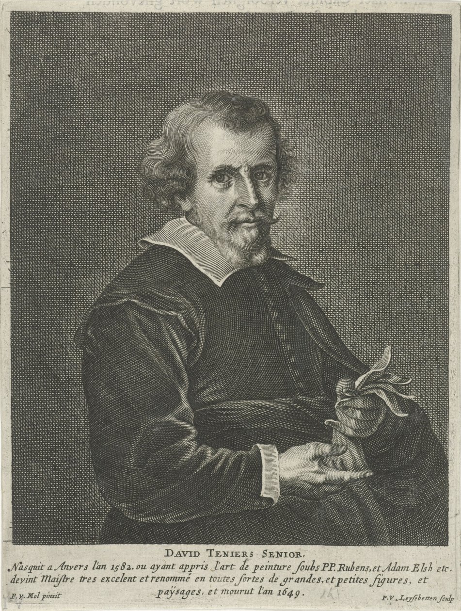Portrait de David Teniers I - Peter van Liesebetten