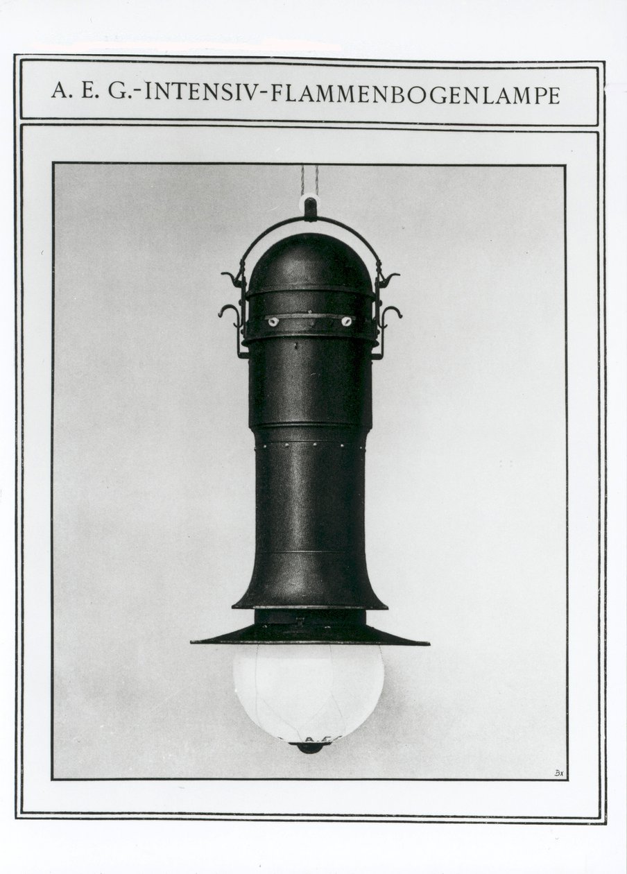 Lampe à arc intensif AEG - Peter Behrens
