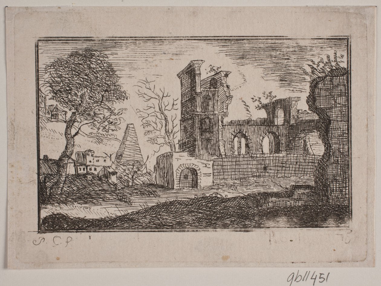 Une ruine antique - Peter Cramer