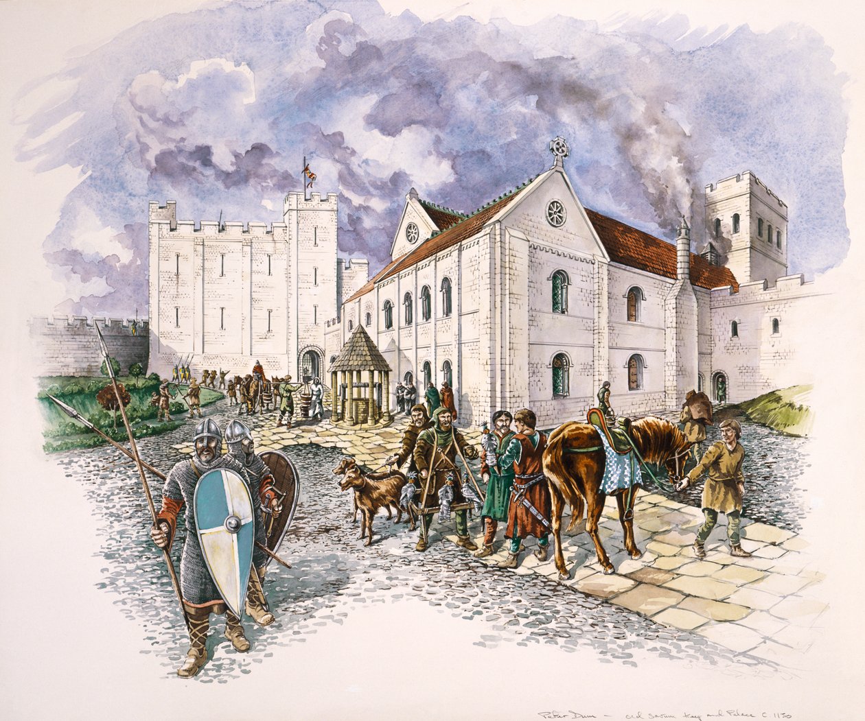 Donjon et palais, Old Sarum, Wiltshire - Peter Dunn