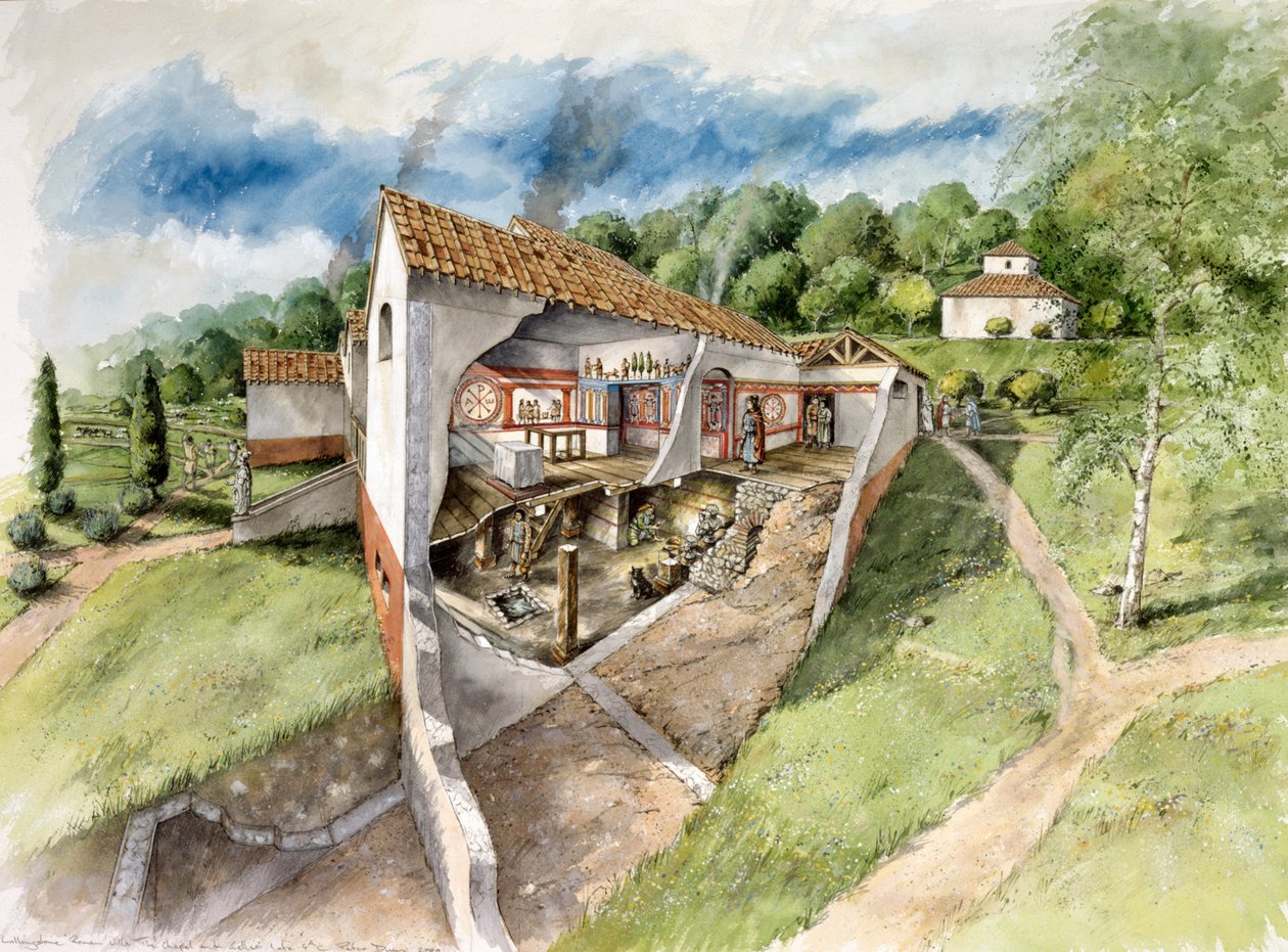 Villa romaine de Lullingstone - Peter Dunn