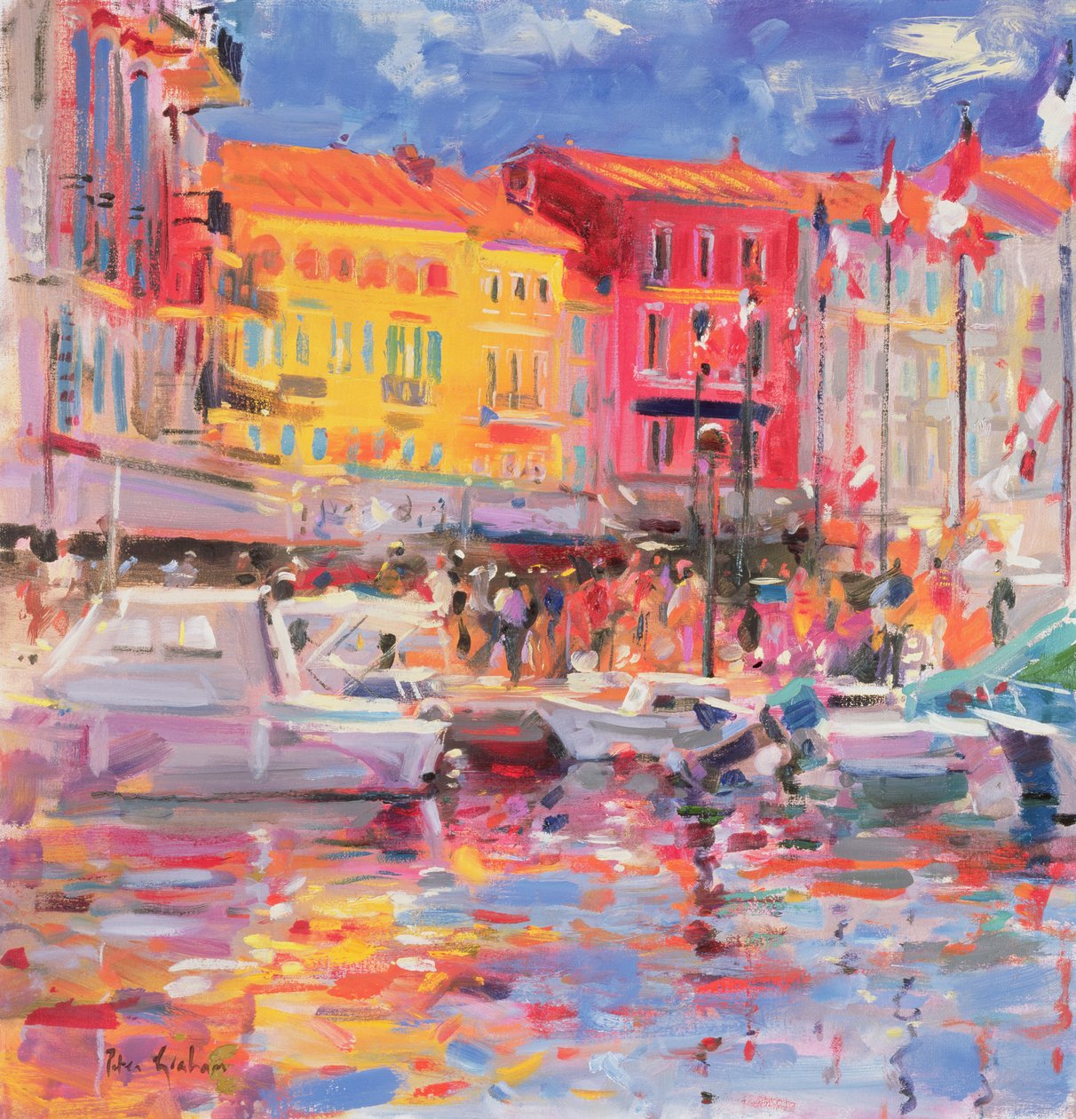 Le port de Saint-Tropez, 2002 - Peter Graham (Contemporary)
