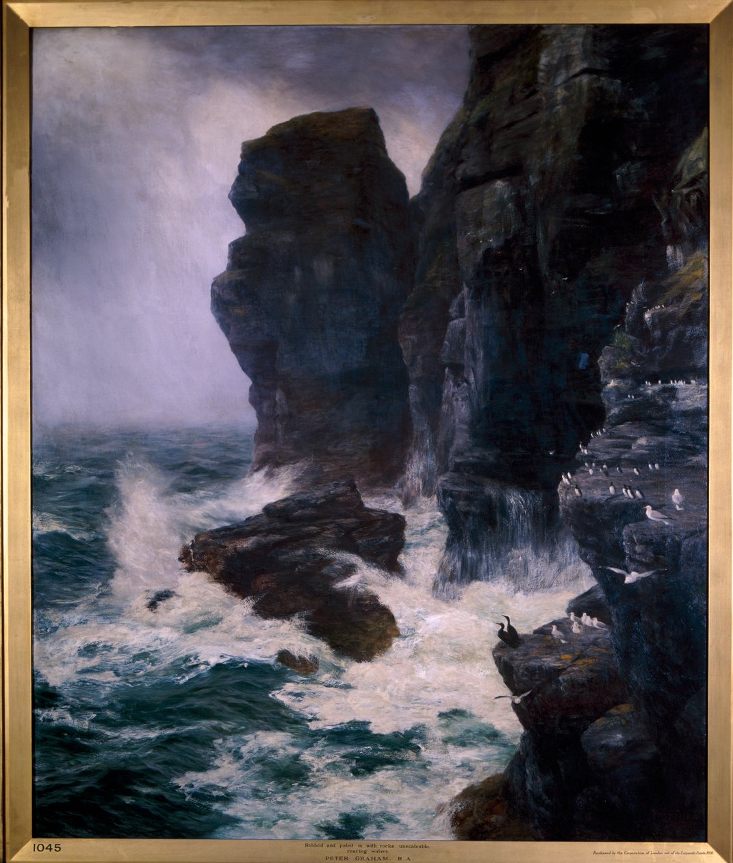 Enclos par des rochers infranchissables, 1885 - Peter Graham
