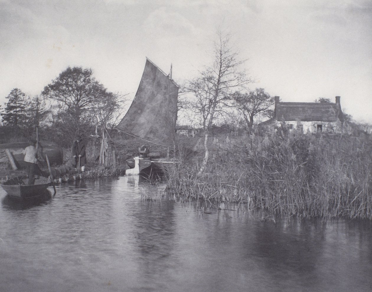 Cottage de Broadman, vers 1885 - Peter Henry Emerson