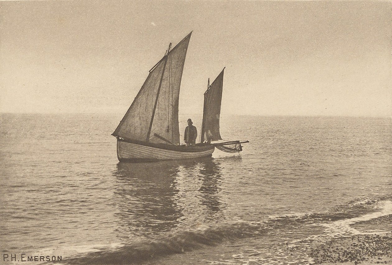 Un matin brumeux sur la mer du Nord - Peter Henry Emerson