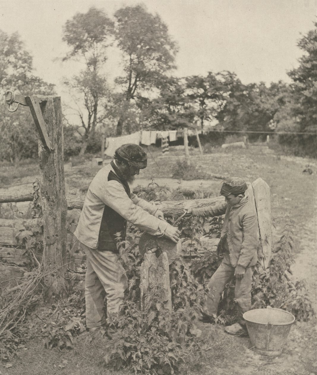 À la meule - Une ferme du Suffolk - Peter Henry Emerson