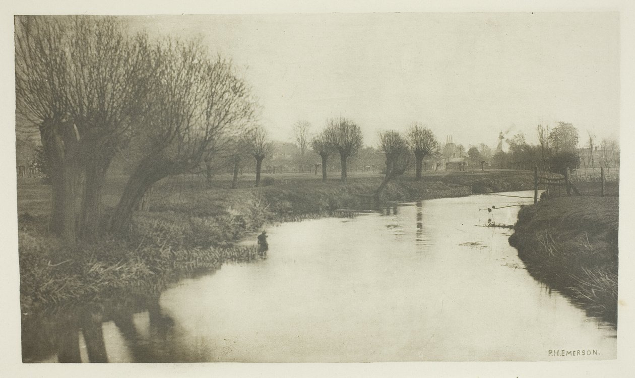 Stanstead depuis la Lea - Peter Henry Emerson