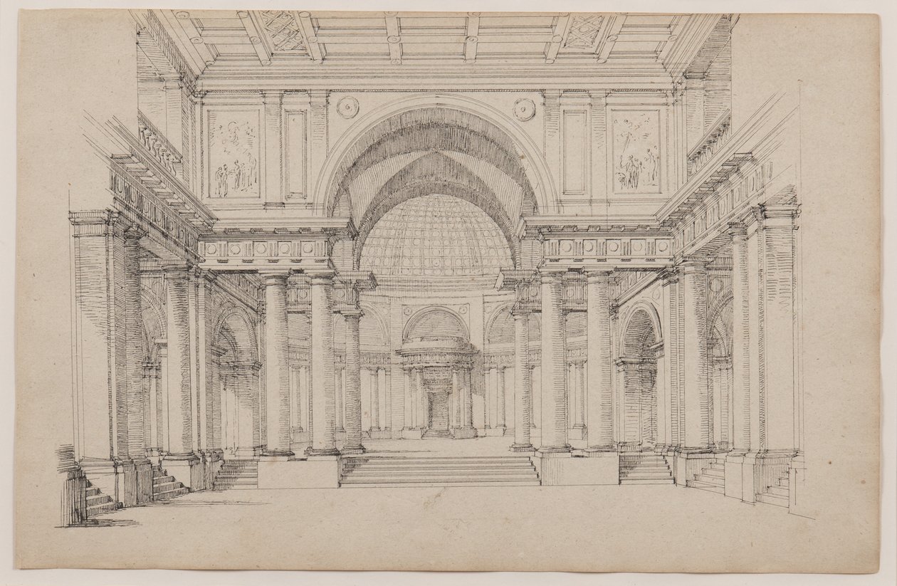 Élévation architecturale - Peter Hubert Des Vignes