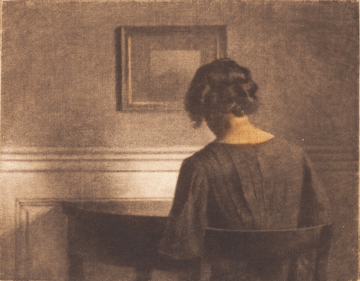 Jeune fille près d